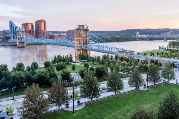Covington, KY Skyline From Cincinnati